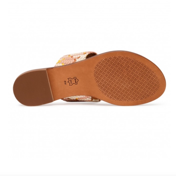 NWT Tory Burch Patos Disk Sandal in Neutral Woven 8 - Picture 4 of 12